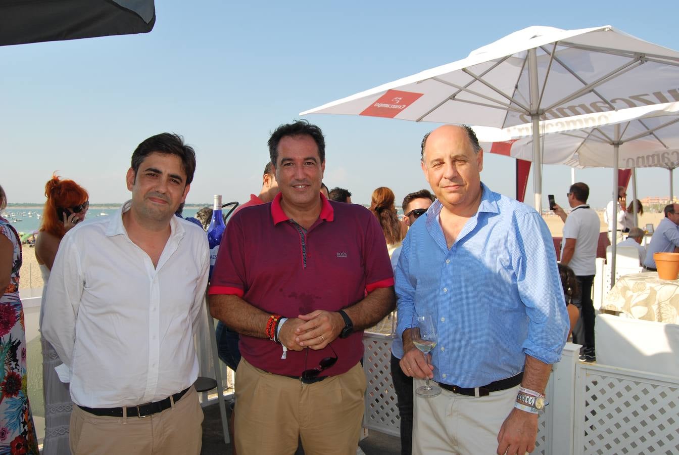 Javier Mellado (Director comercial de Barbadillo), Adolfo Martínez (Director comercial de Hermanos Martín) y Víctor Vélez (Director general Barbadillo)