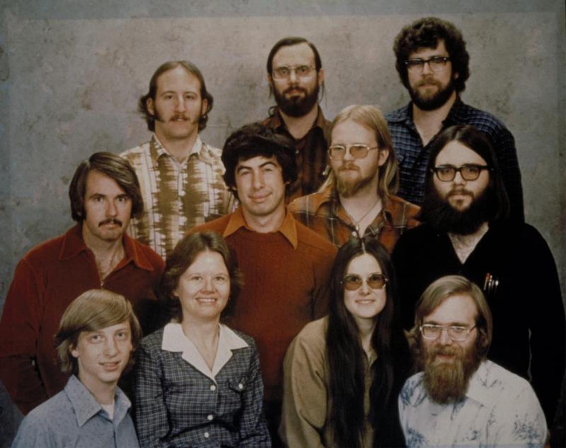 El equipo original de Microsoft al completo. 