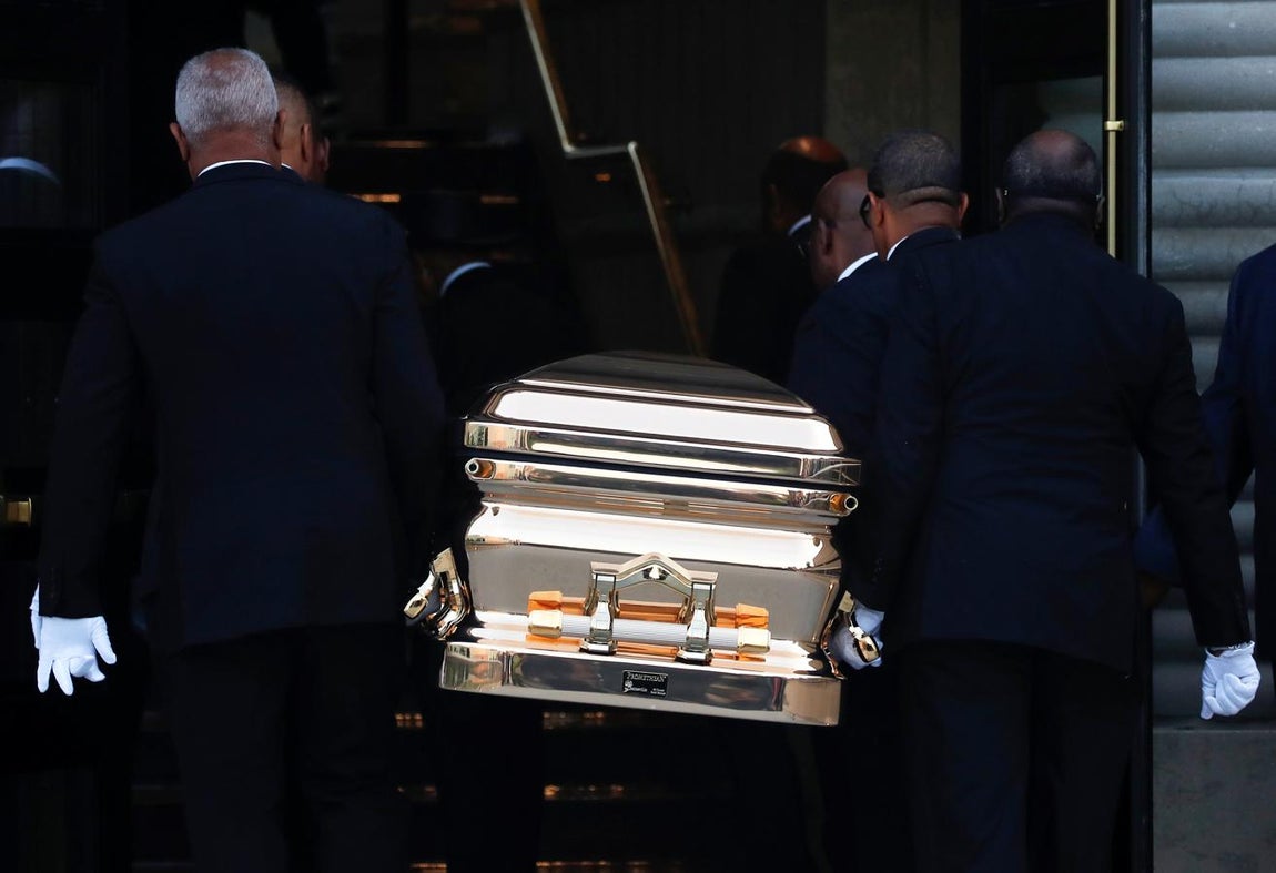 La despedida de Detroit a Aretha Franklin, en imágenes