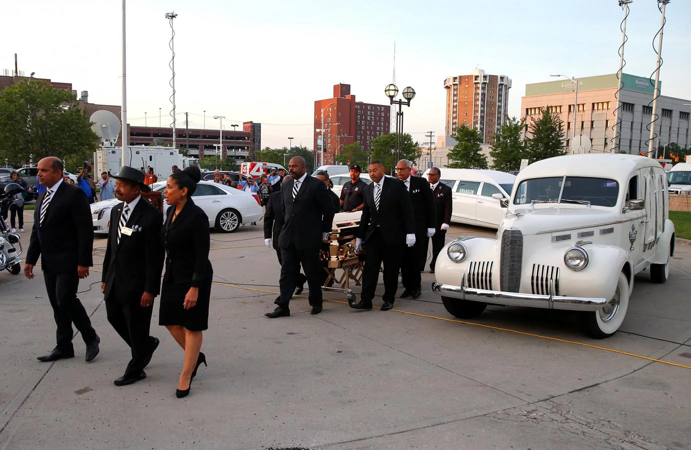 La despedida de Detroit a Aretha Franklin, en imágenes