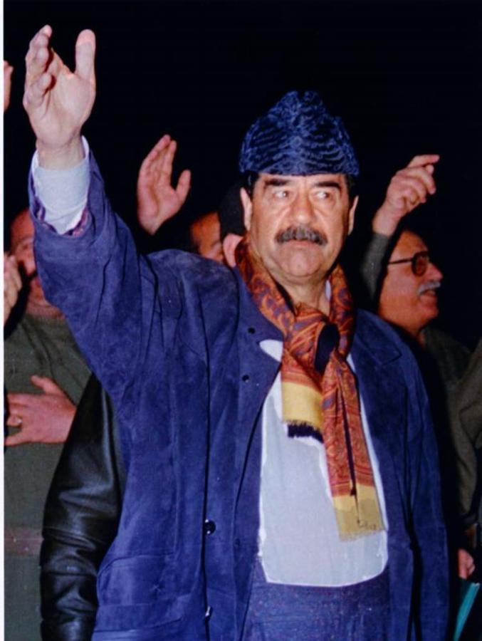 Hussein en un viaje a la localidad de Beiji. 