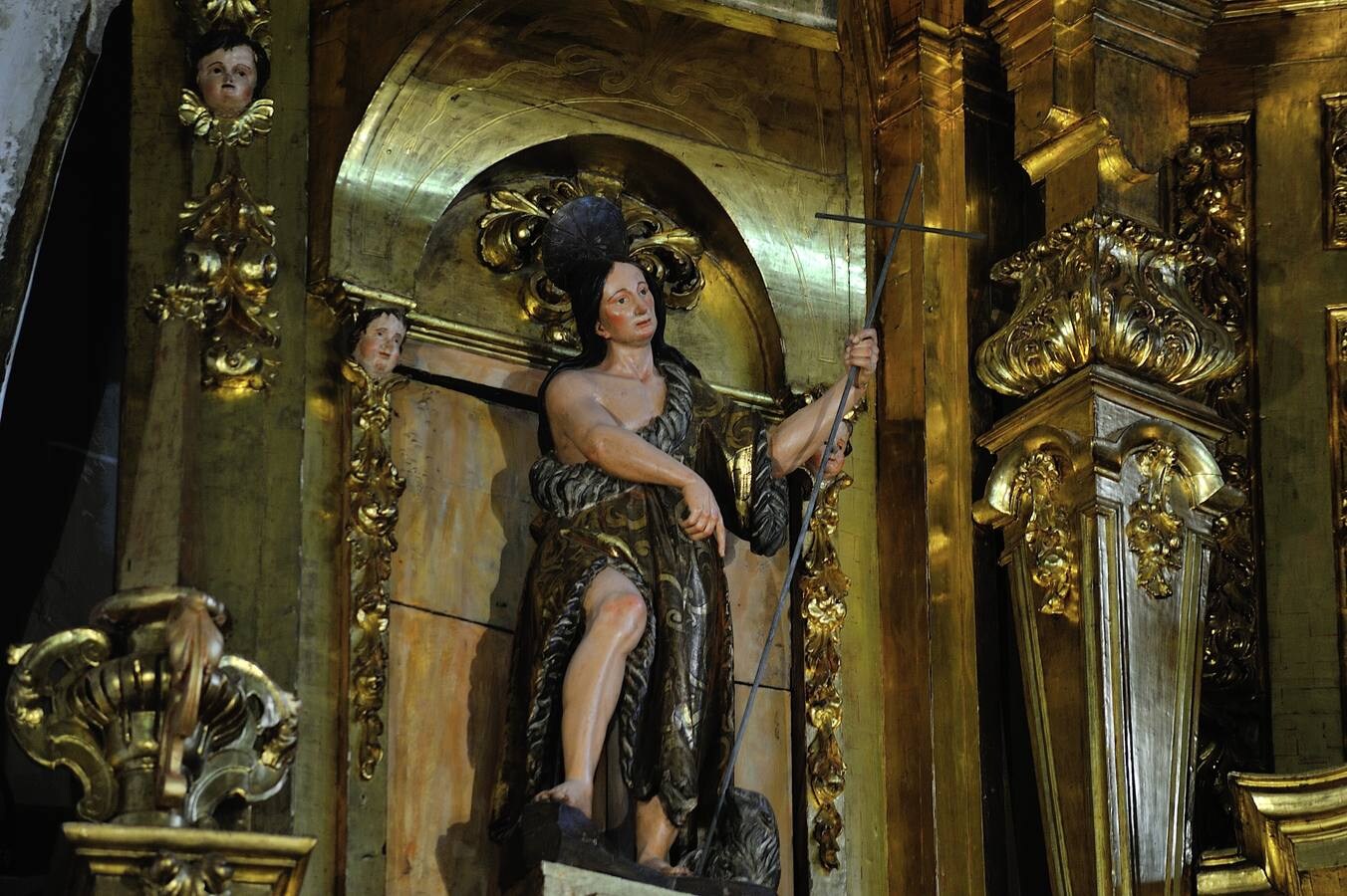 Galería de la restauración del retablo mayor de San Andrés