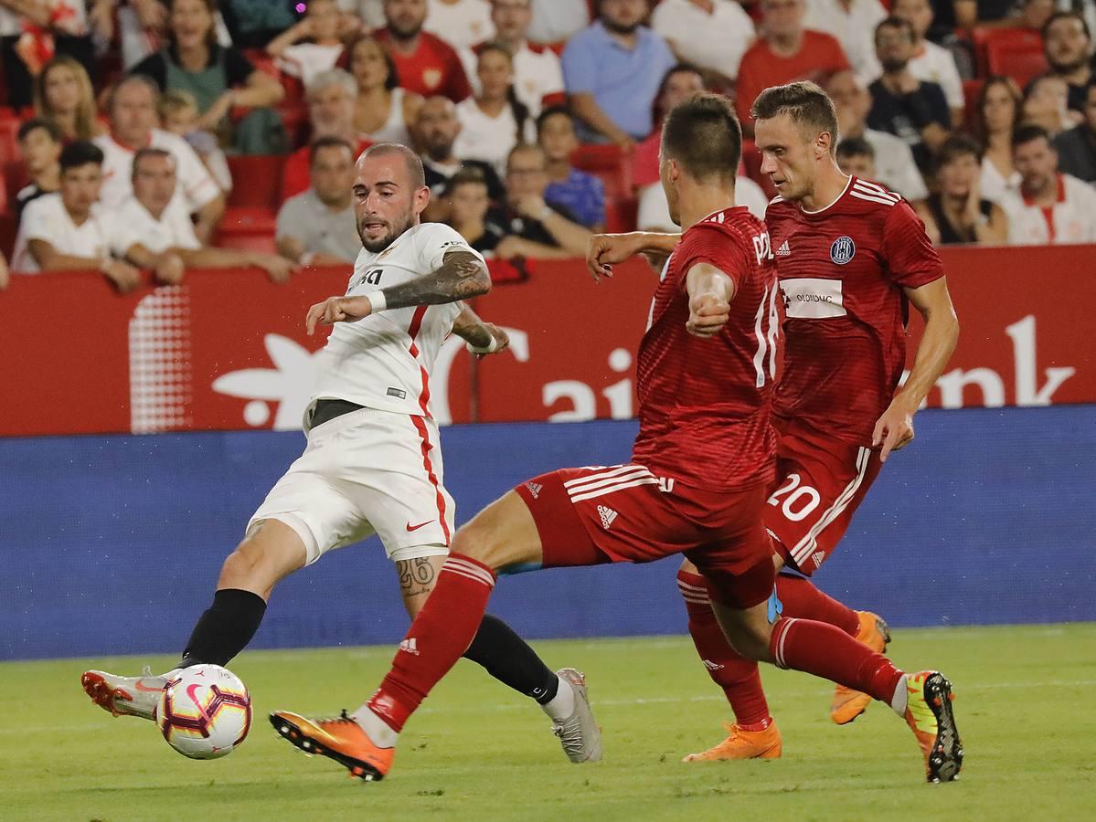 La victoria del Sevilla FC ante el Sigma Olomouc, en imágenes