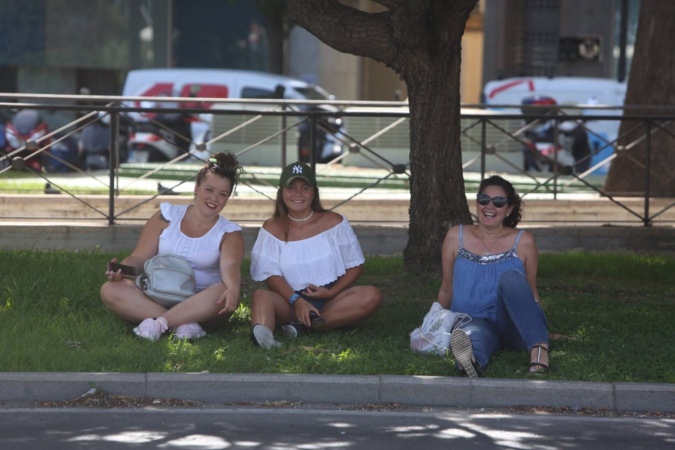 FOTOS: El muelle, un hervidero a la espera del concierto de Ricky Martin