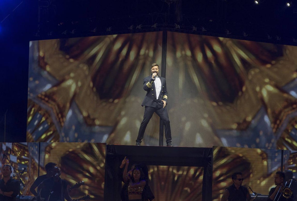 FOTOS: Ricky Martin desata la locura latina en Cádiz