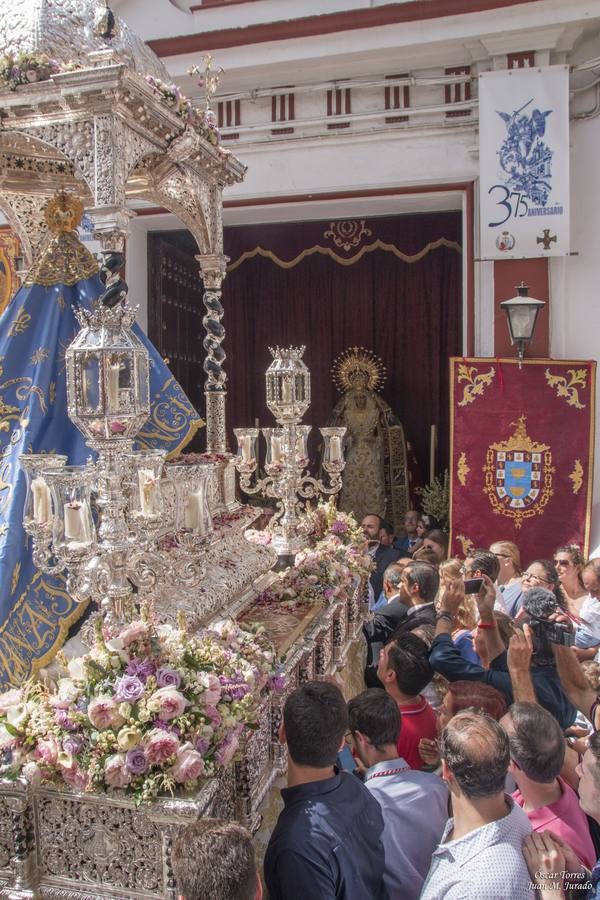 Galería de la salida extraordinaria de la Virgen de la Caridad de Sanlúcar de Barrameda