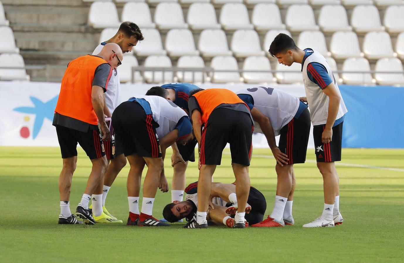 Las mejores imágenes del entrenamiento de España en Córdoba