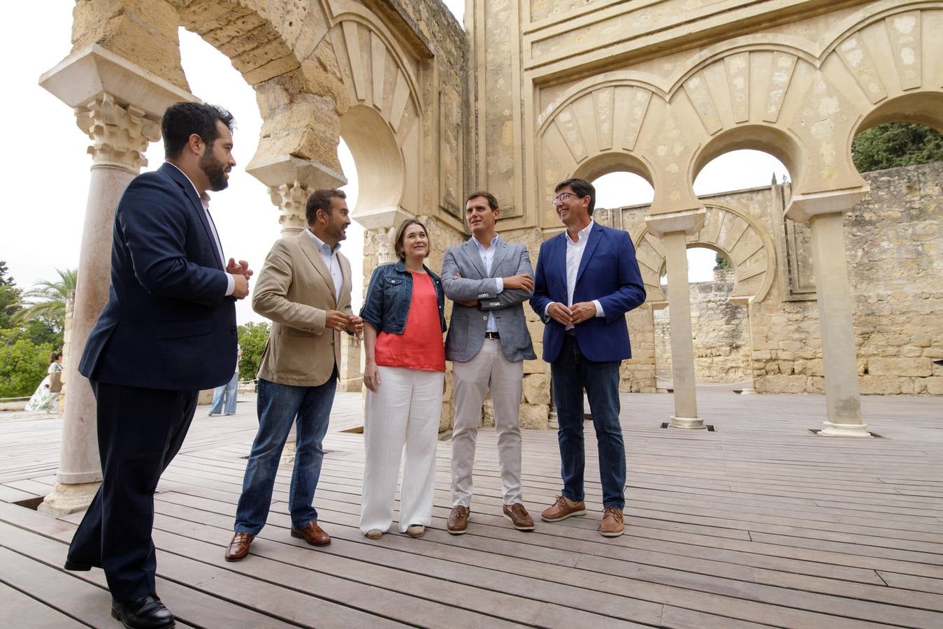 La visita de Albert Rivera a Medina Azahara, en imágenes