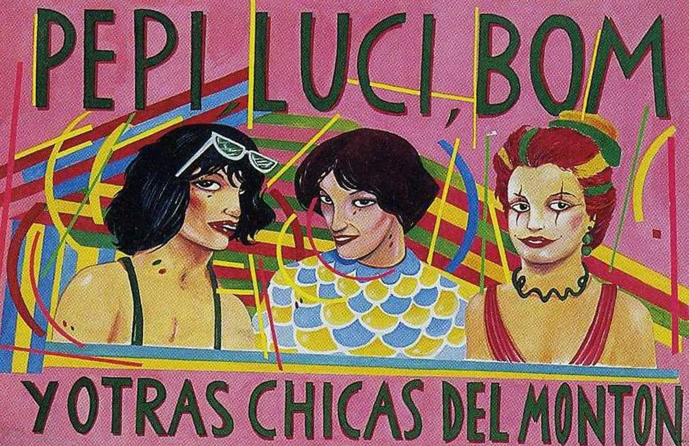Los títulos de crédito de Pepi, Luci, Bom y otras chicas del montón (1980) fueron diseñados por Ceesepe, además del cartel de la película. 
