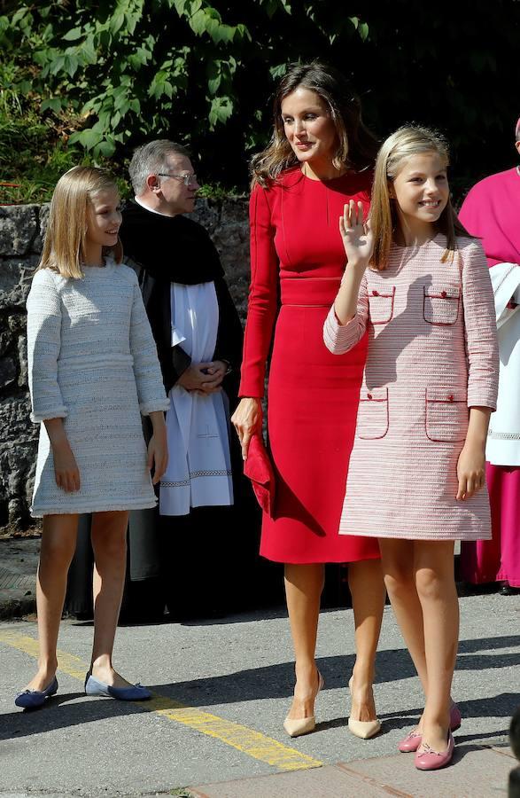 Todas las imágenes de la visita de la Princesa Leonor a Covadonga