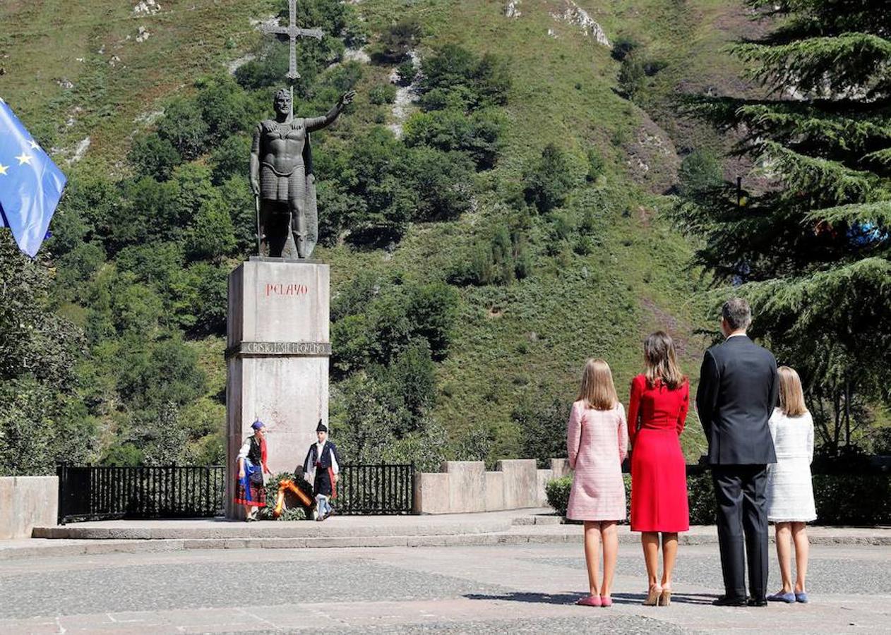 Todas las imágenes de la visita de la Princesa Leonor a Covadonga