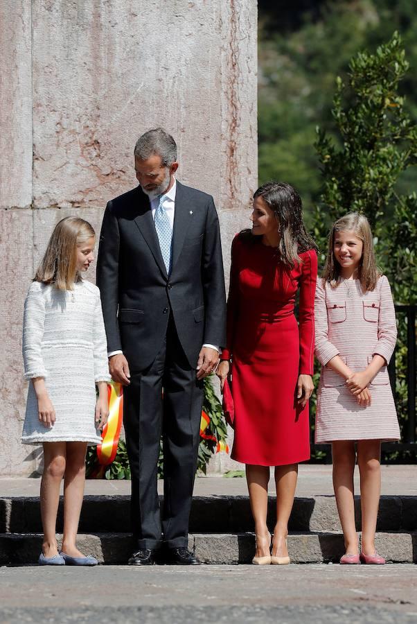 Todas las imágenes de la visita de la Princesa Leonor a Covadonga