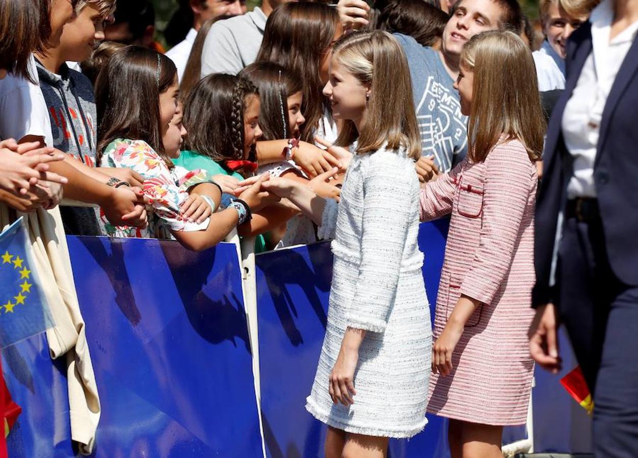 Todas las imágenes de la visita de la Princesa Leonor a Covadonga