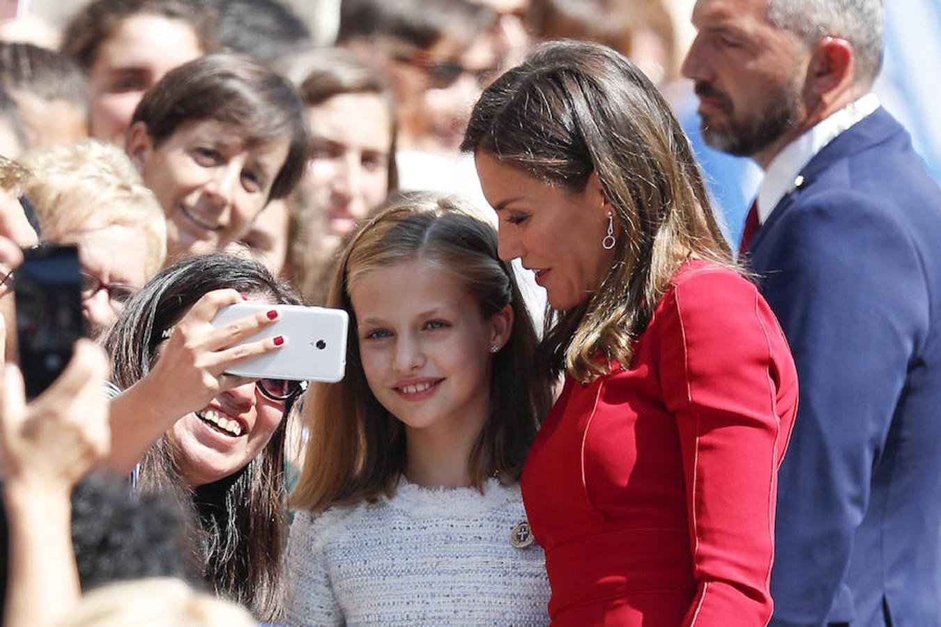 Todas las imágenes de la visita de la Princesa Leonor a Covadonga