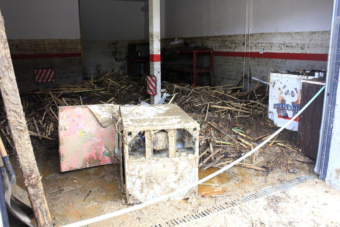 Los estragos de la tromba de agua de Cebolla, en imágenes