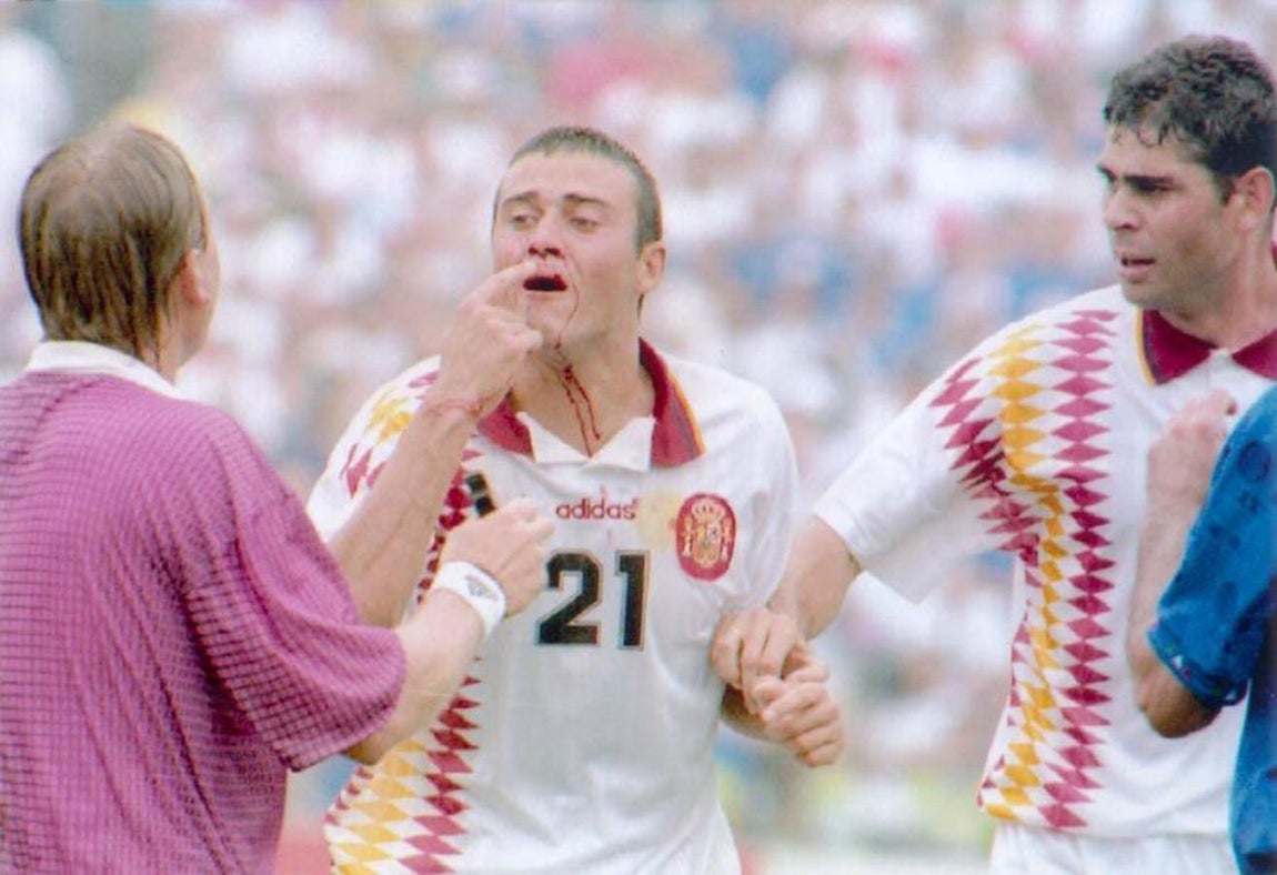 Los cuartos de final España-Italia en el 64 se vieron marcados por la agresión de Tassoti a Luis Enrique