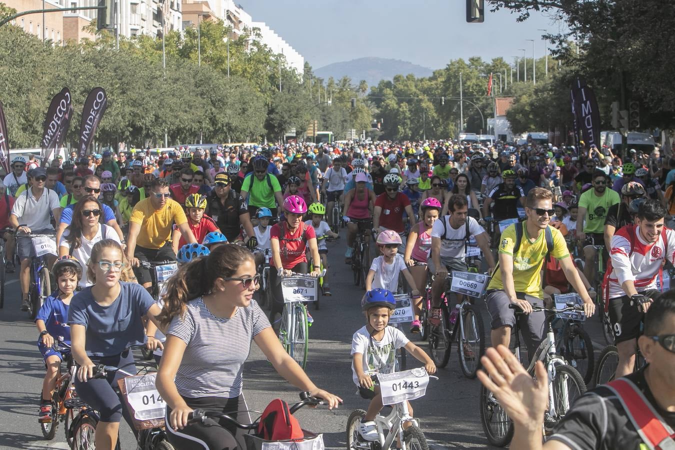 Las mejores imágenes de la Fiesta de la Bicicleta en Córdoba