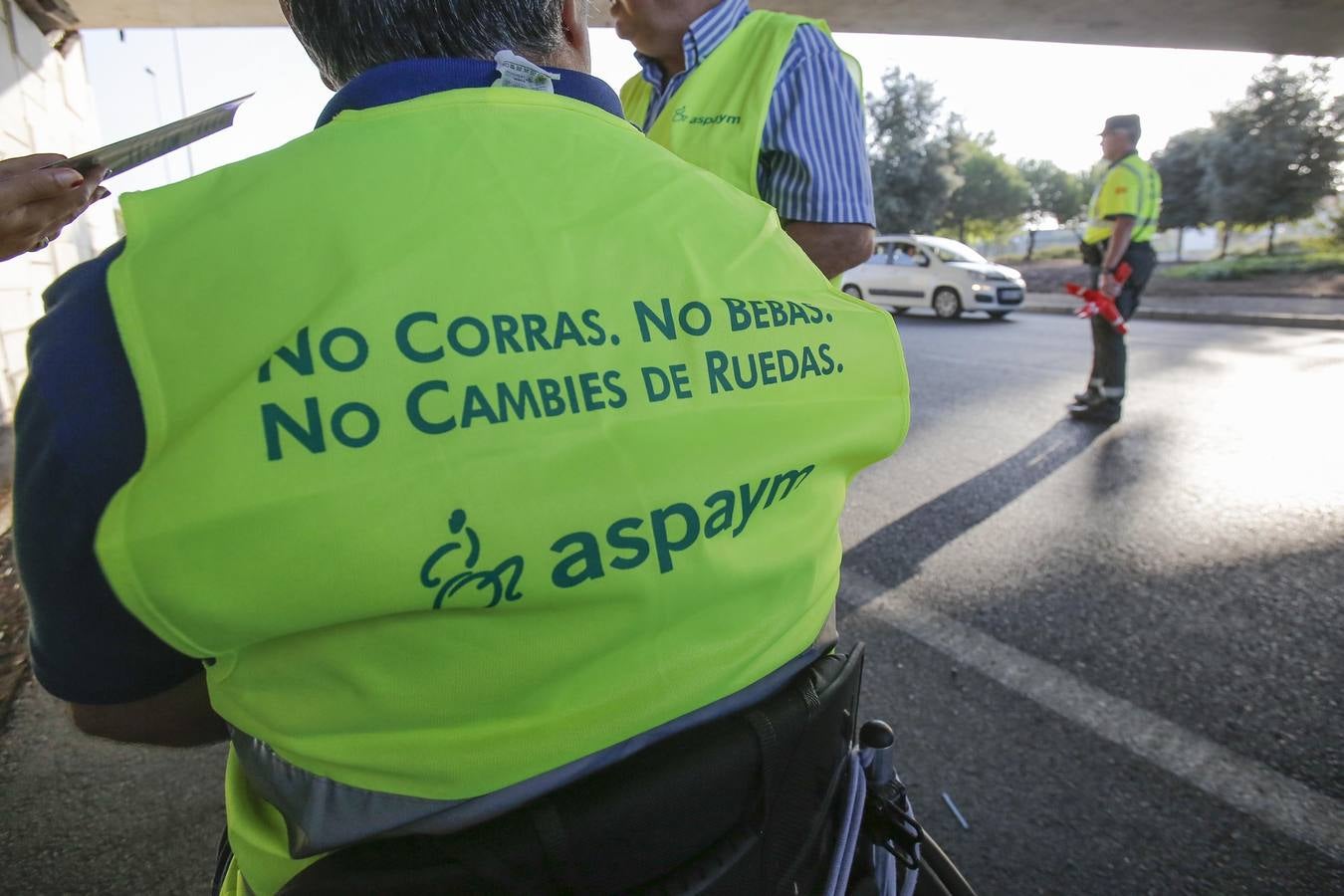 La campaña en Córdoba contra las distracciones al volante, en imágenes