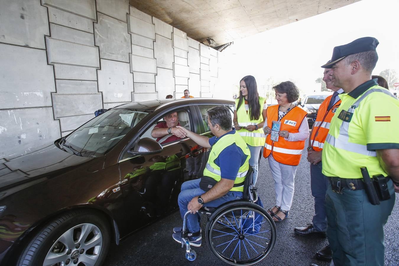 La campaña en Córdoba contra las distracciones al volante, en imágenes