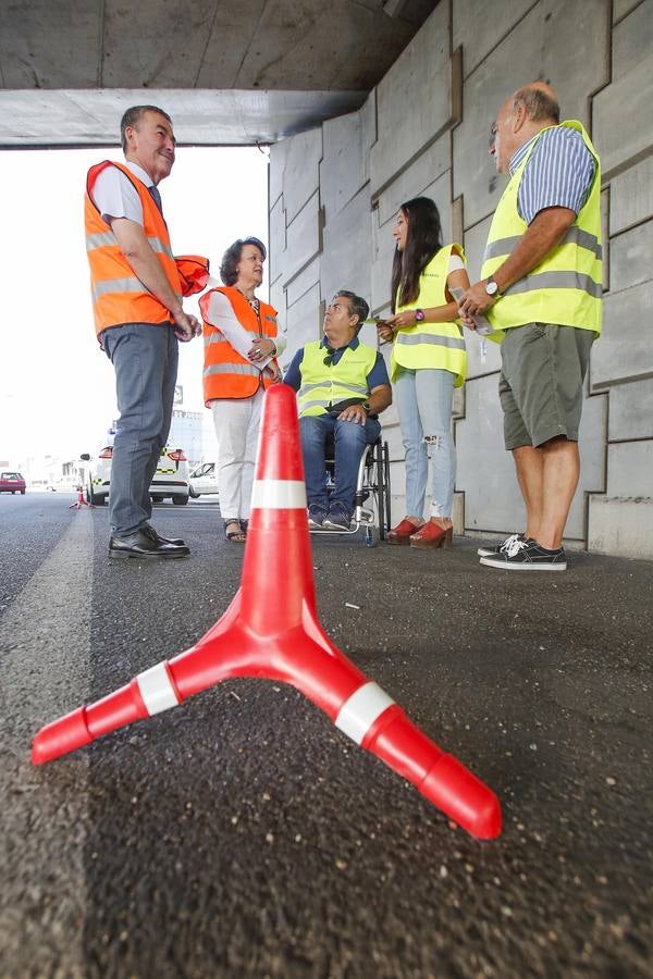 La campaña en Córdoba contra las distracciones al volante, en imágenes