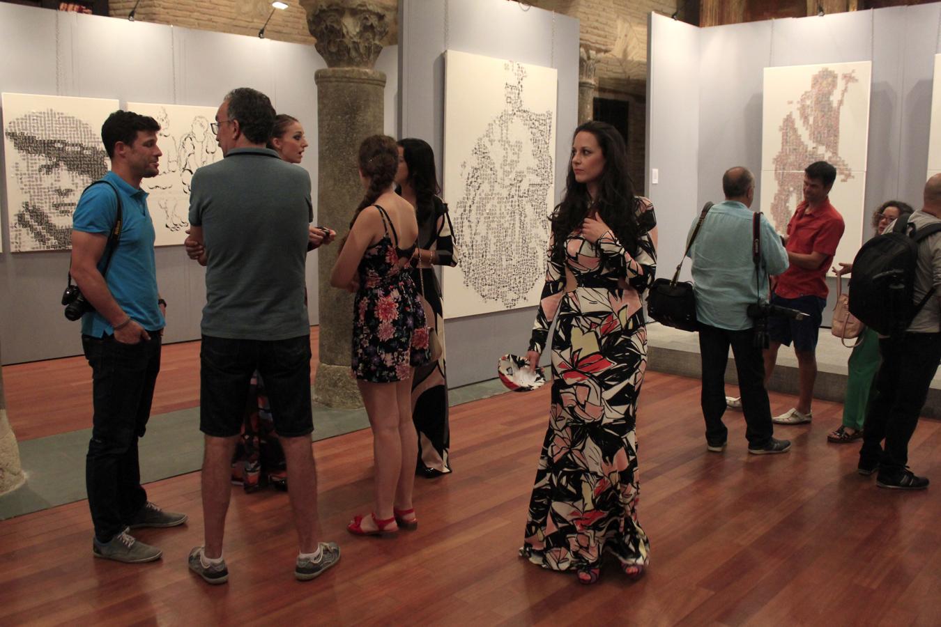 Desfile de moda de José Sánchez en el homenaje a Picasso en la iglesia de San Sebastián