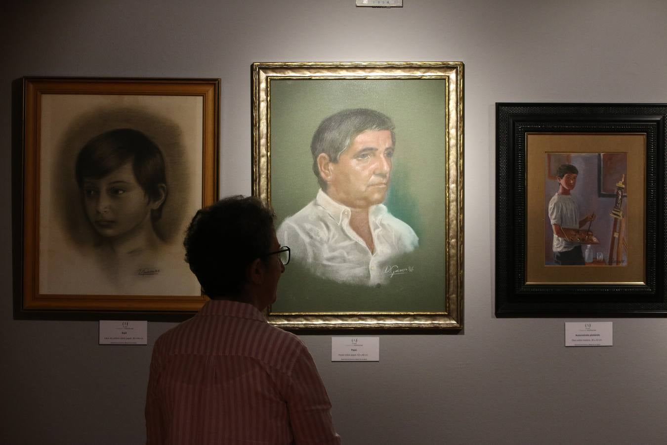 En imágenes, la exposición del «niño pintor» de Málaga