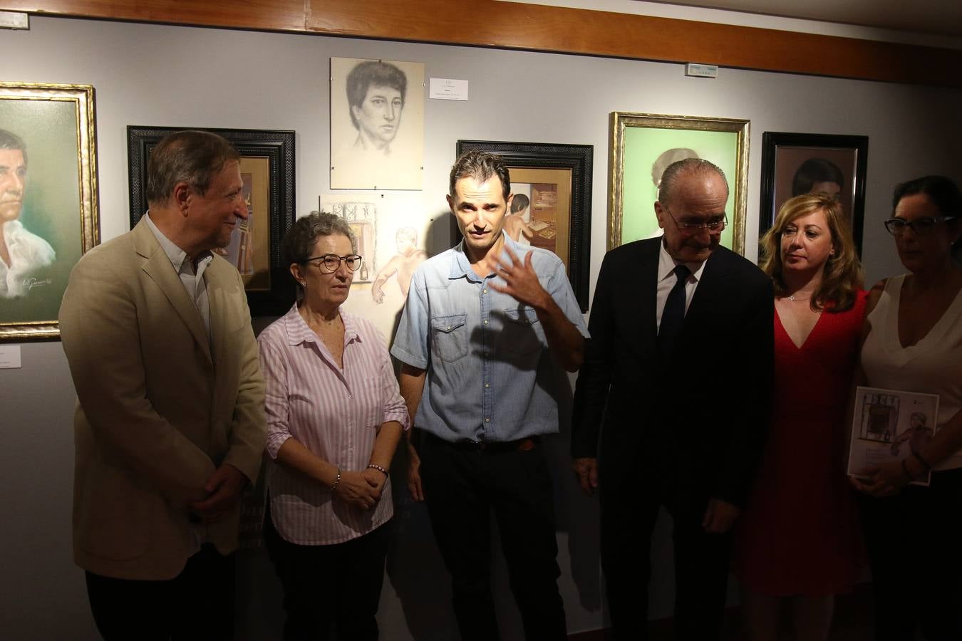 En imágenes, la exposición del «niño pintor» de Málaga