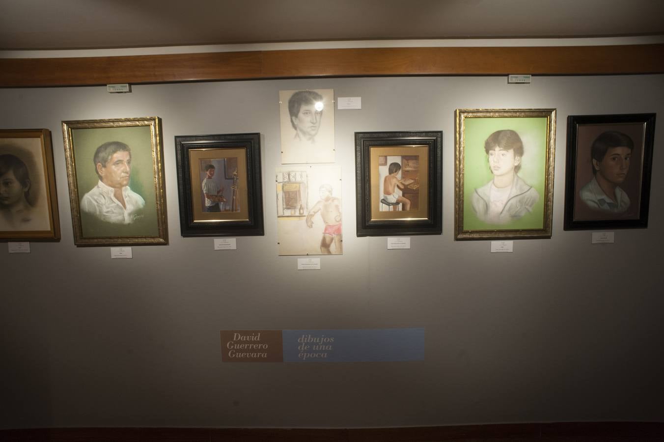 En imágenes, la exposición del «niño pintor» de Málaga