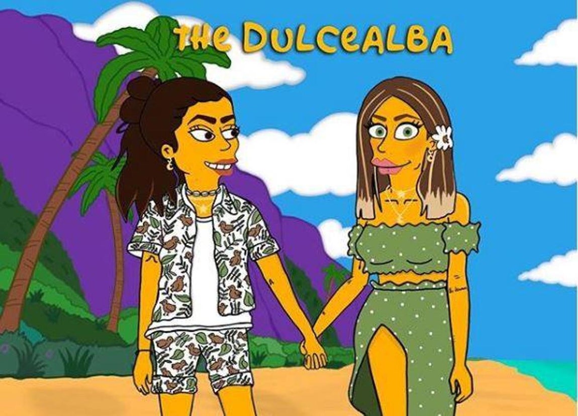 Dulceida y su mujer Alba. 