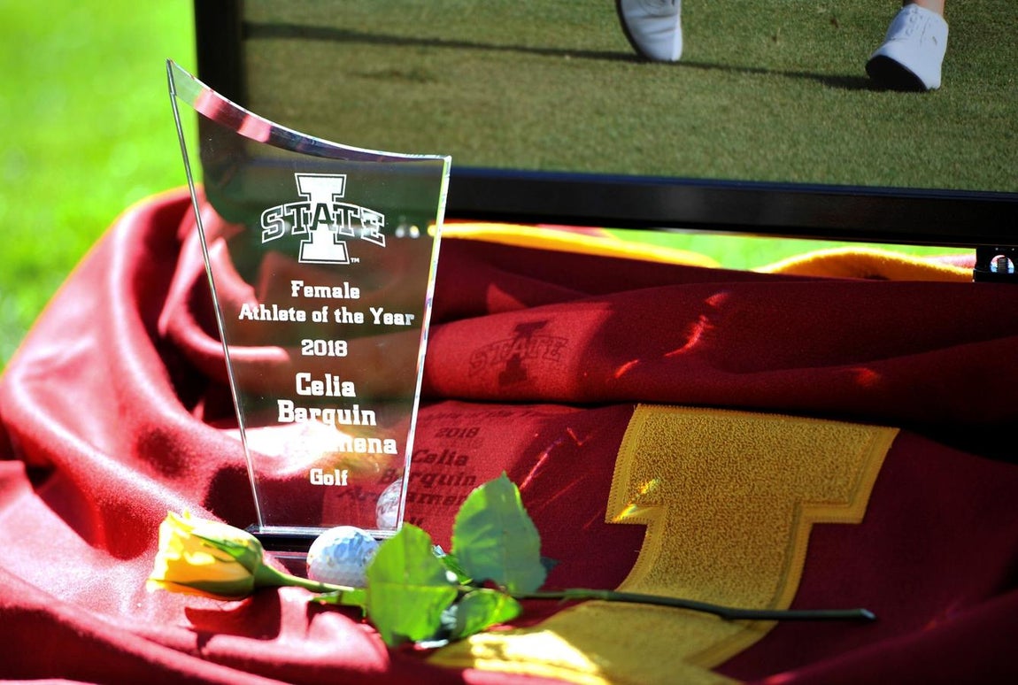 Así se honró a Celia Barquín en la Universidad de Iowa