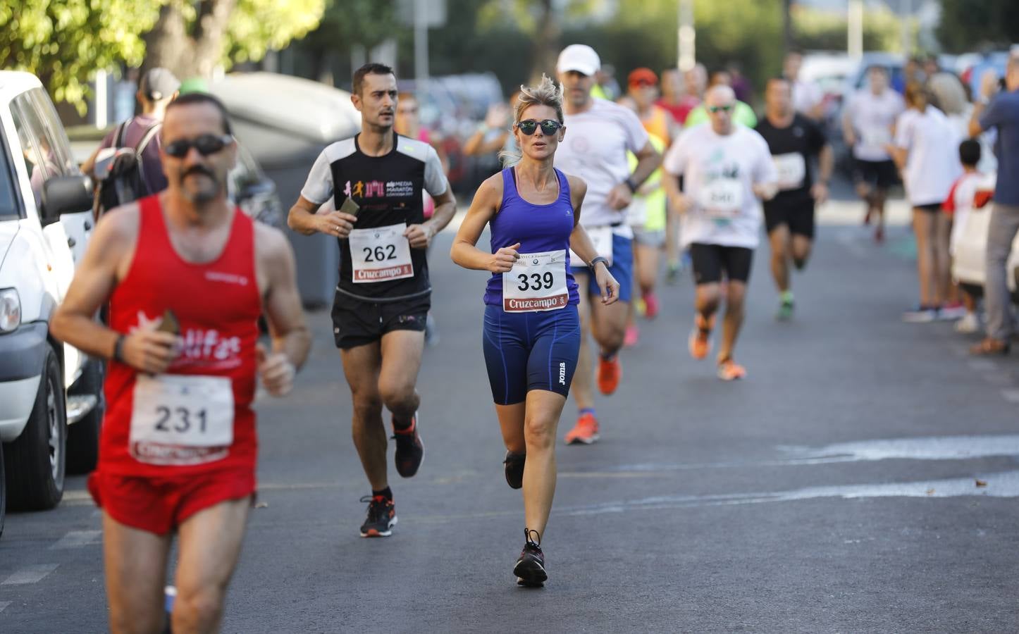 La «masiva» prueba popular de la Fuensanta, en imágenes