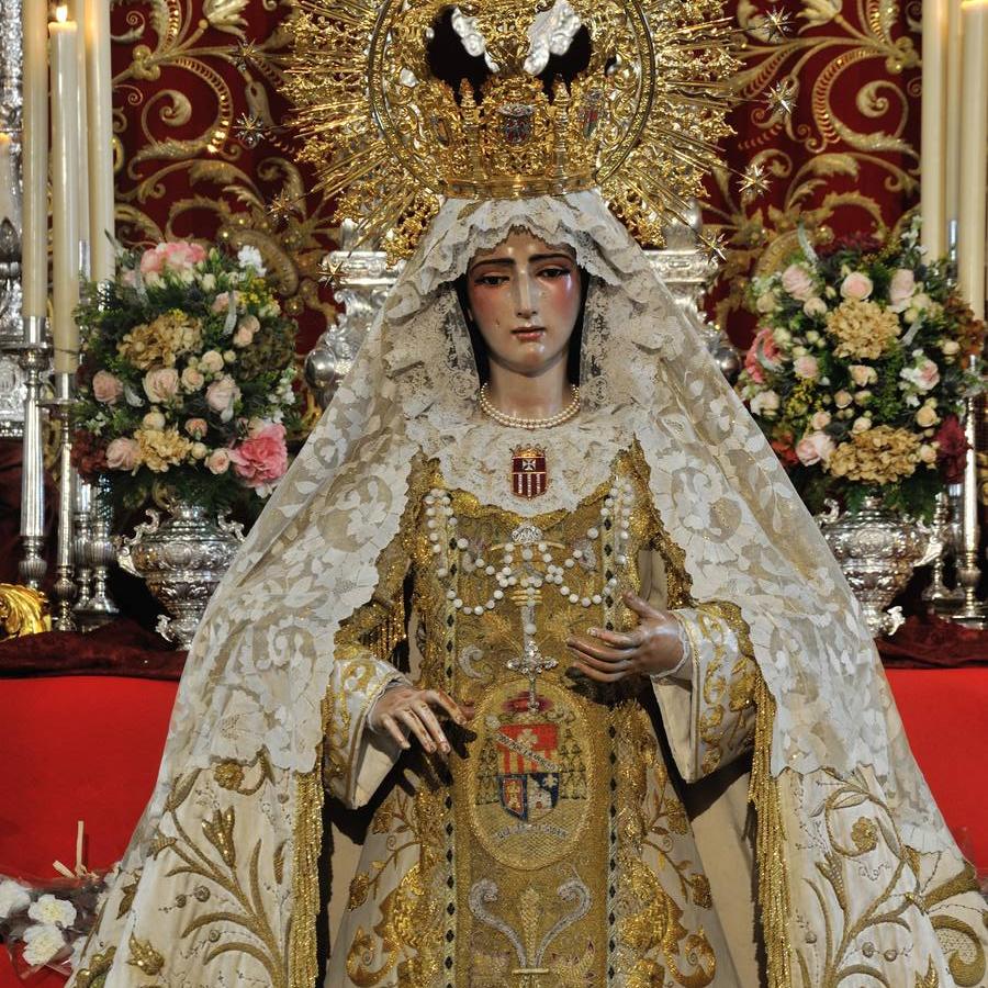 Galería del besamanos de la Virgen de las Mercedes