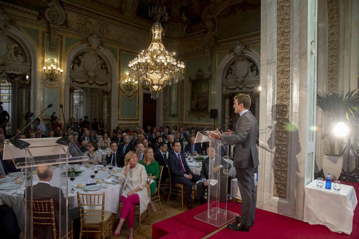 Vista del Casino de Madrid, donde se ha celebrado el Foro ABC-Deloitte.. 