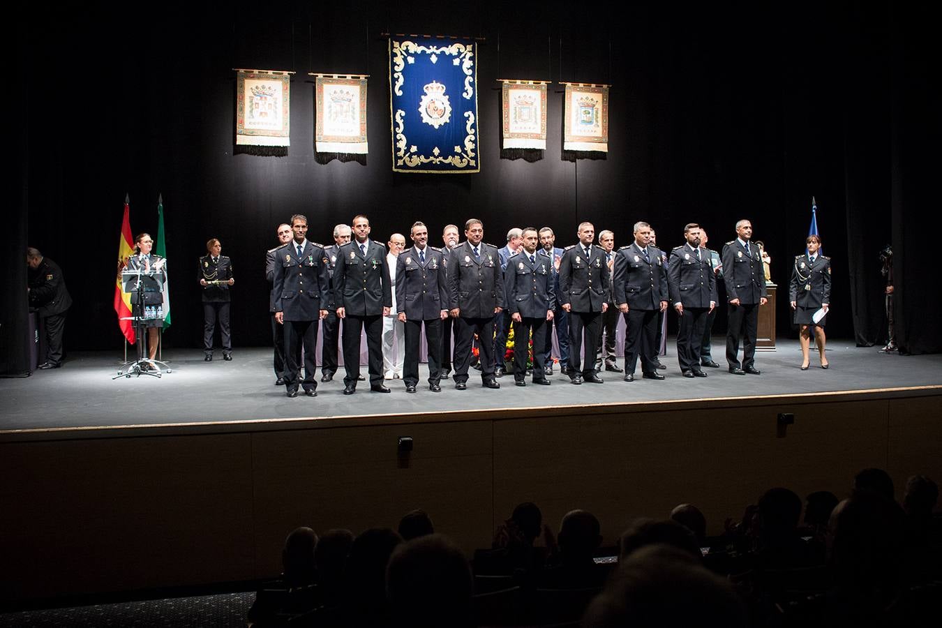 Acto del Día de la Policía celebrado en La Línea