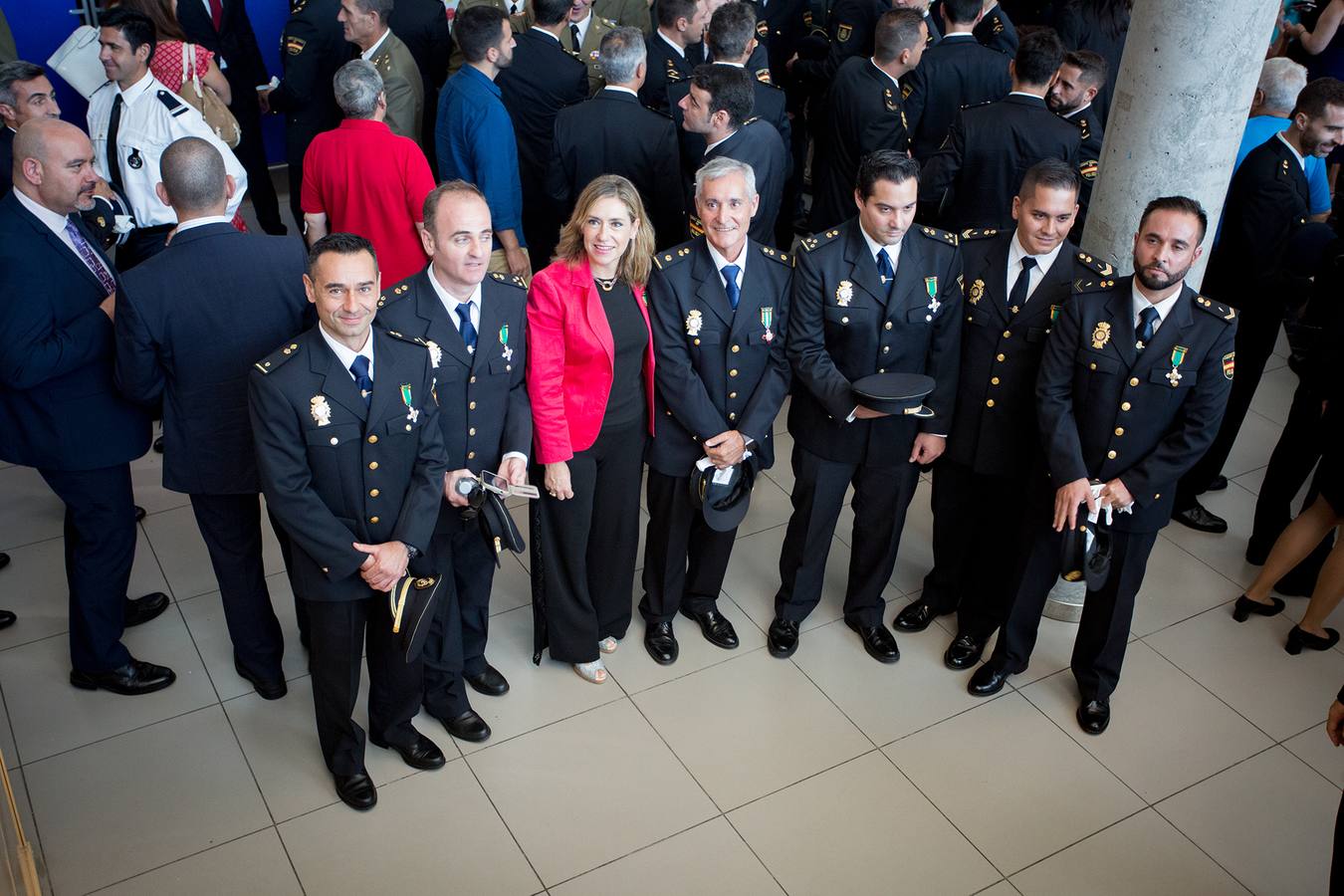 Acto del Día de la Policía celebrado en La Línea