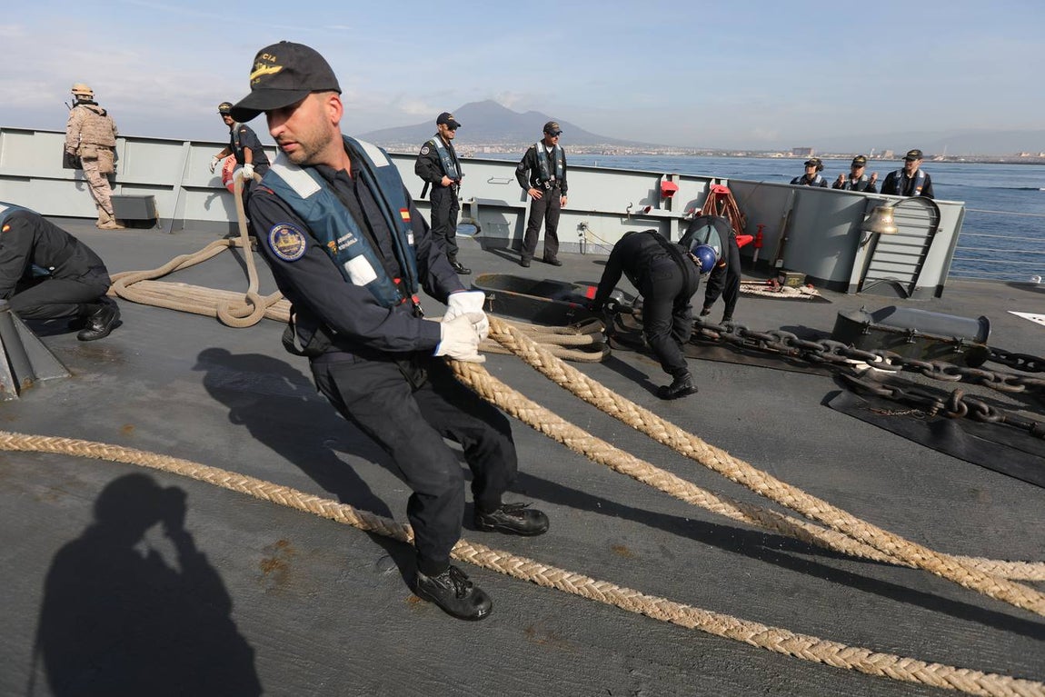 La fragata &#039;Numancia&#039; en la Operación Sophia