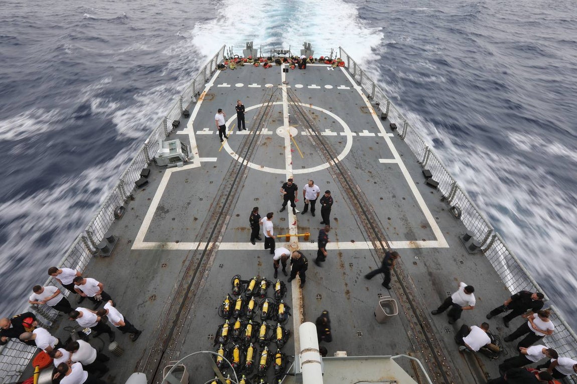 La fragata &#039;Numancia&#039; en la Operación Sophia