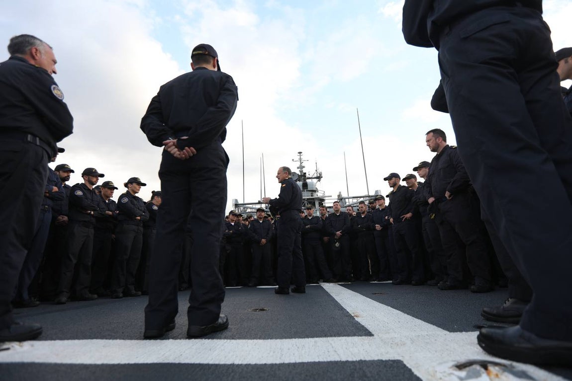 La fragata &#039;Numancia&#039; en la Operación Sophia