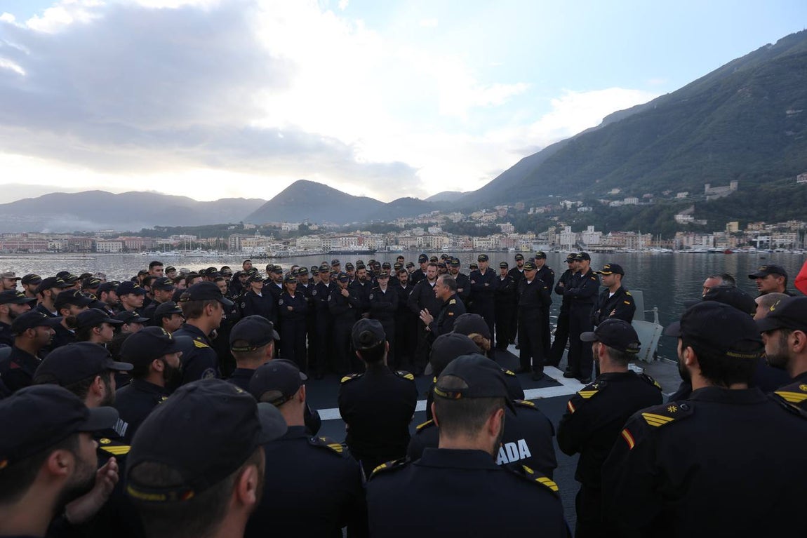 La fragata &#039;Numancia&#039; en la Operación Sophia