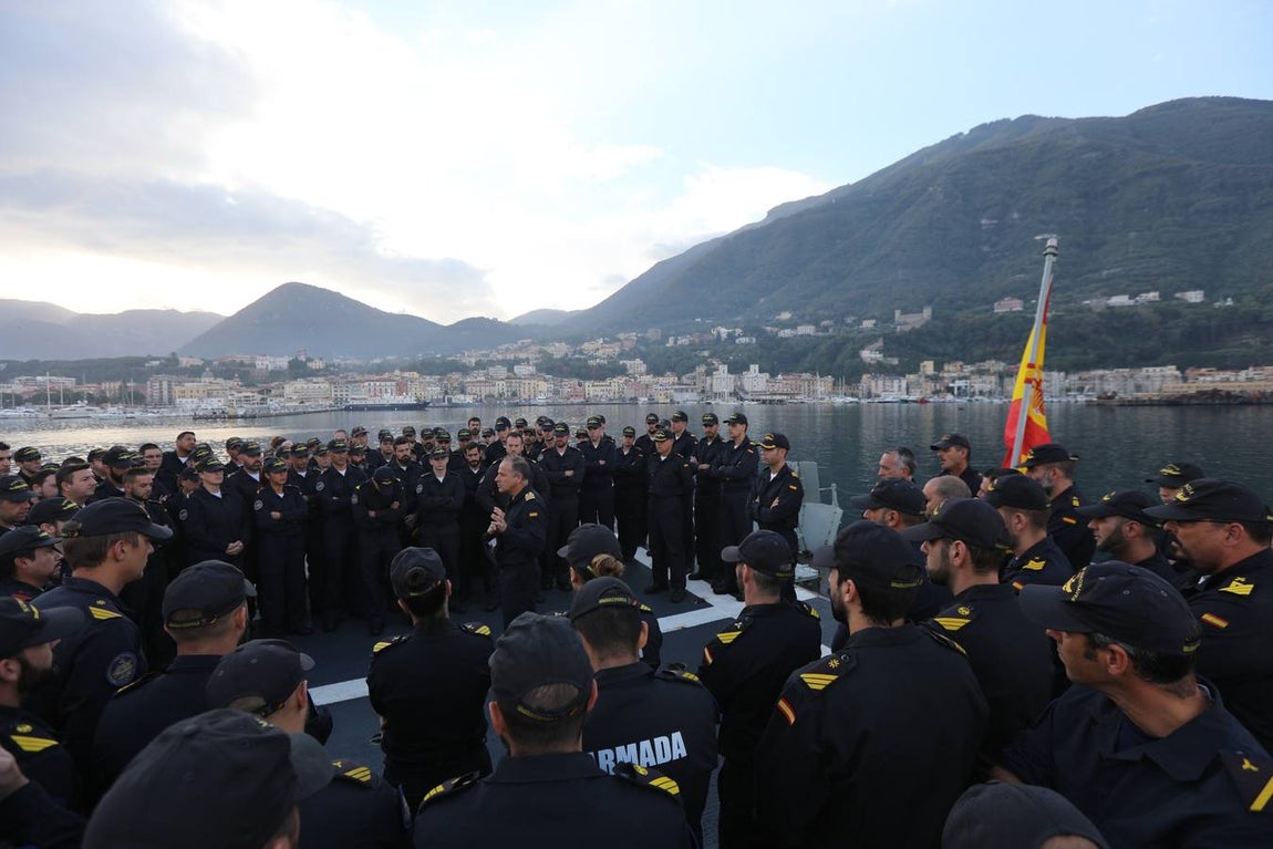 La fragata &#039;Numancia&#039; en la Operación Sophia