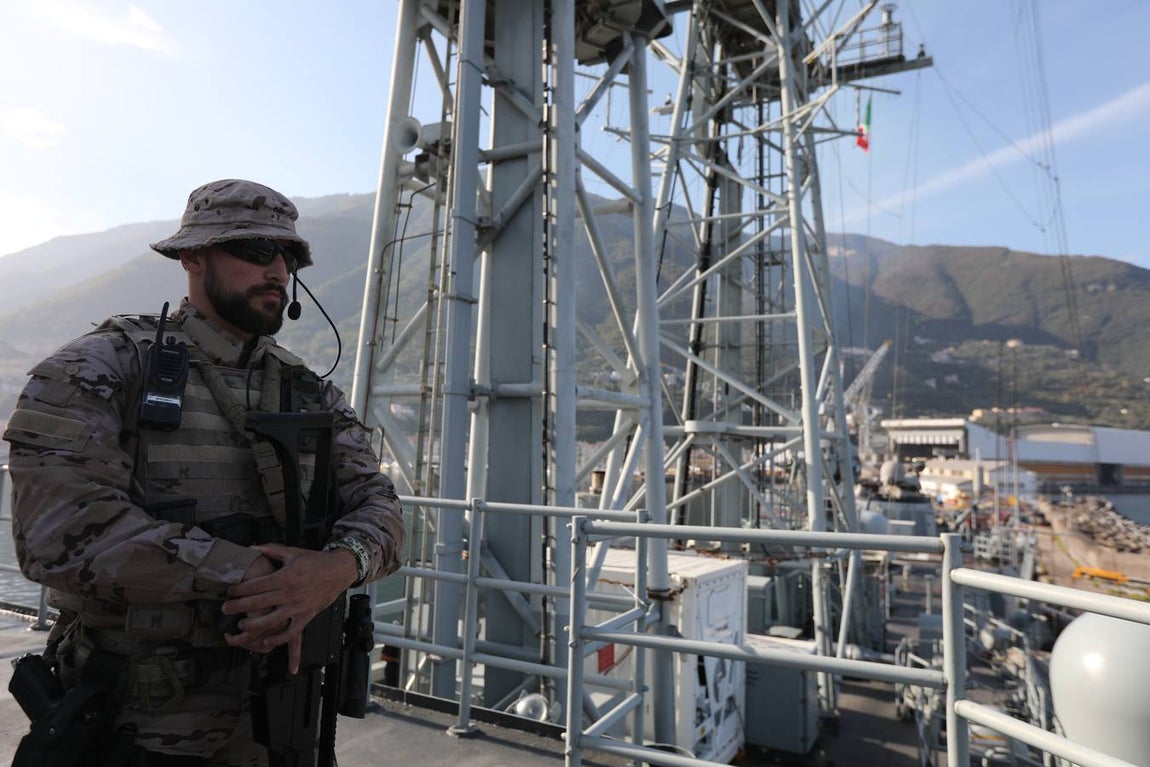 La fragata &#039;Numancia&#039; en la Operación Sophia