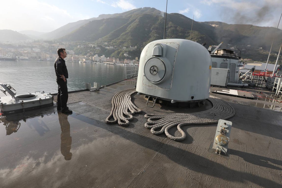 La fragata &#039;Numancia&#039; en la Operación Sophia