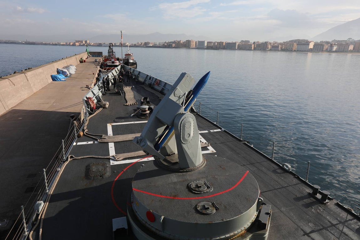 La fragata &#039;Numancia&#039; en la Operación Sophia