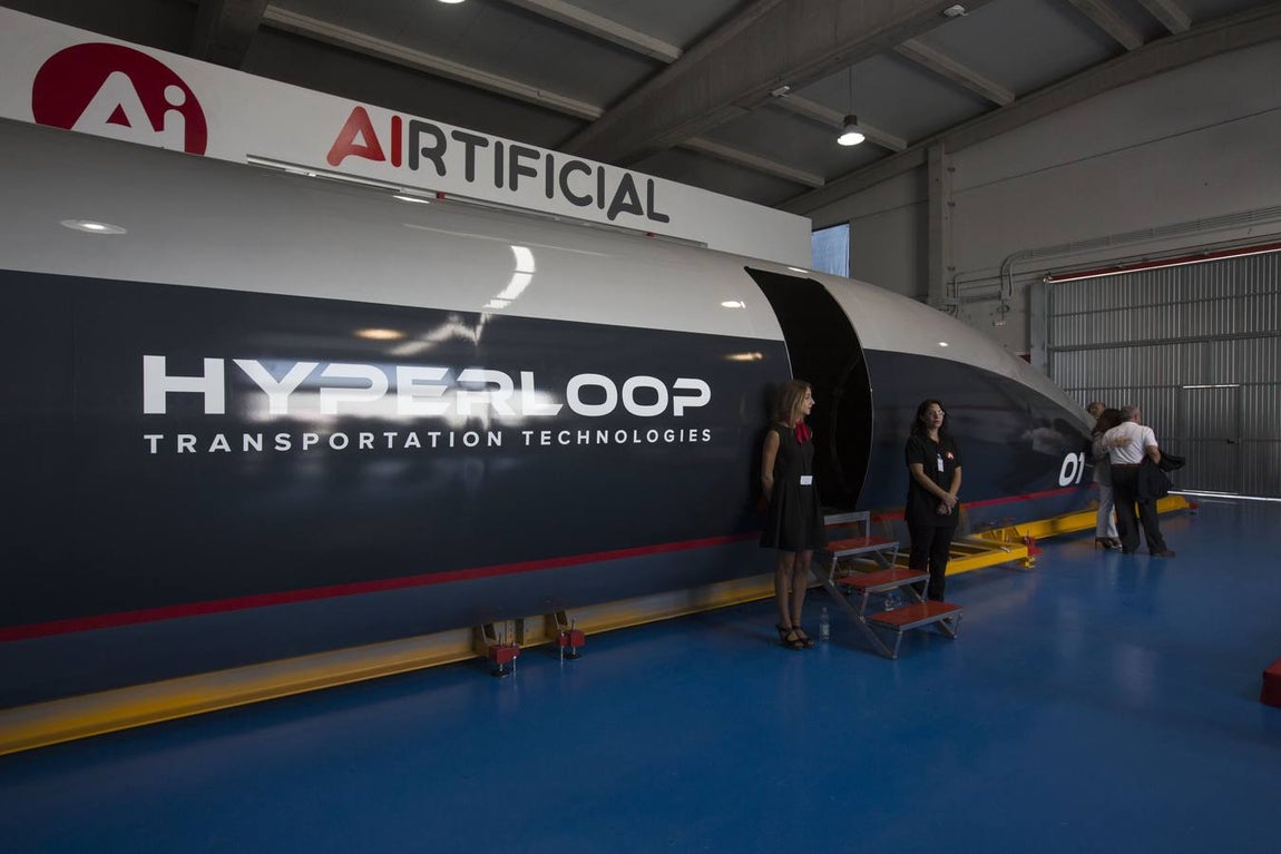 Las primeras imágenes del espectacular tren supersónico &#039;Hyperloop&#039;