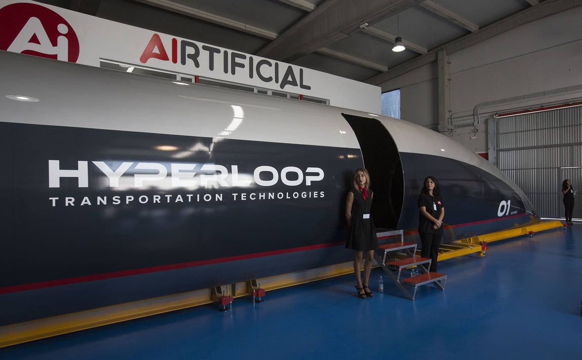 Las primeras imágenes del espectacular tren supersónico &#039;Hyperloop&#039;
