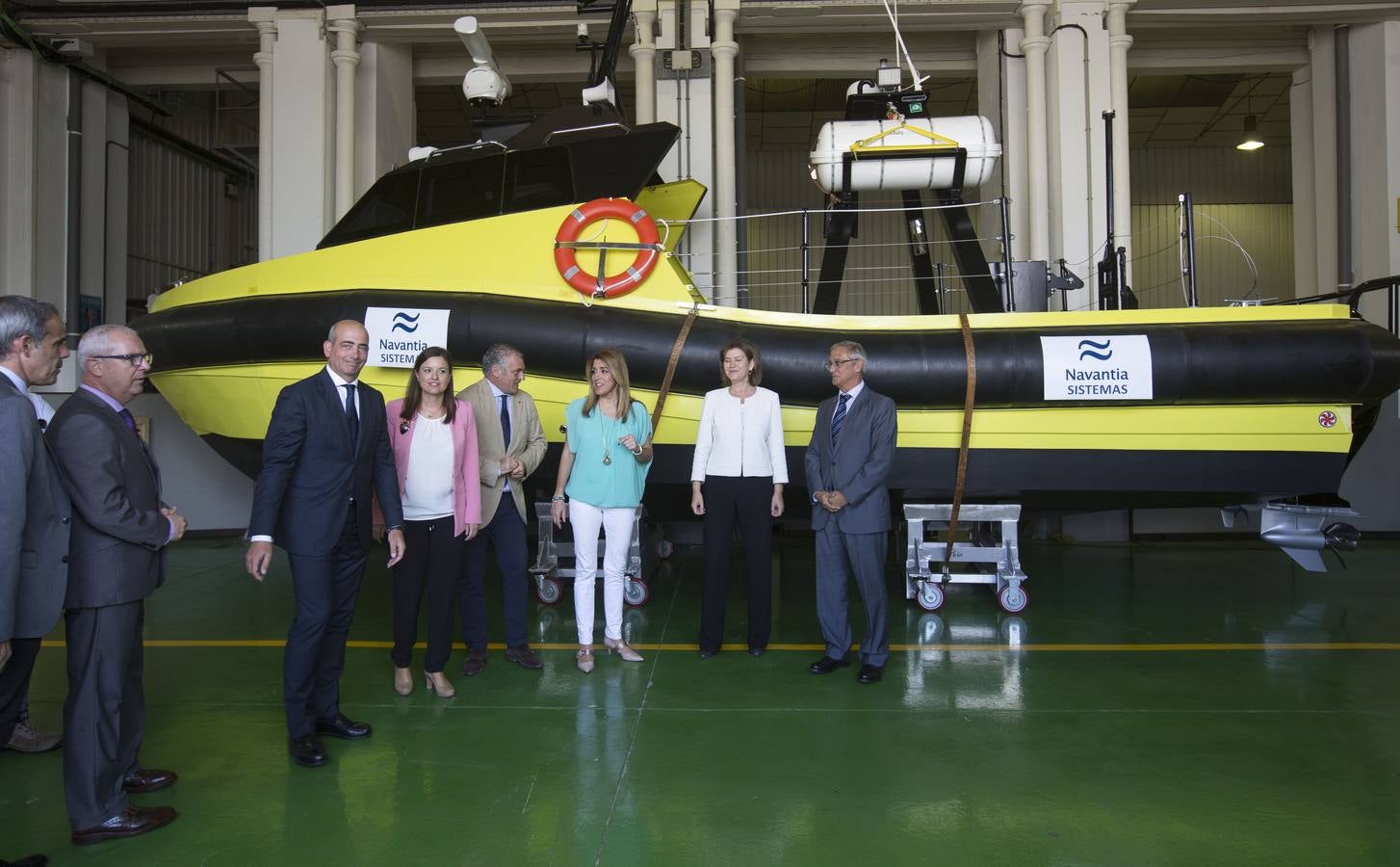 Fotos: Así ha ido la visita de Díaz a Navantia