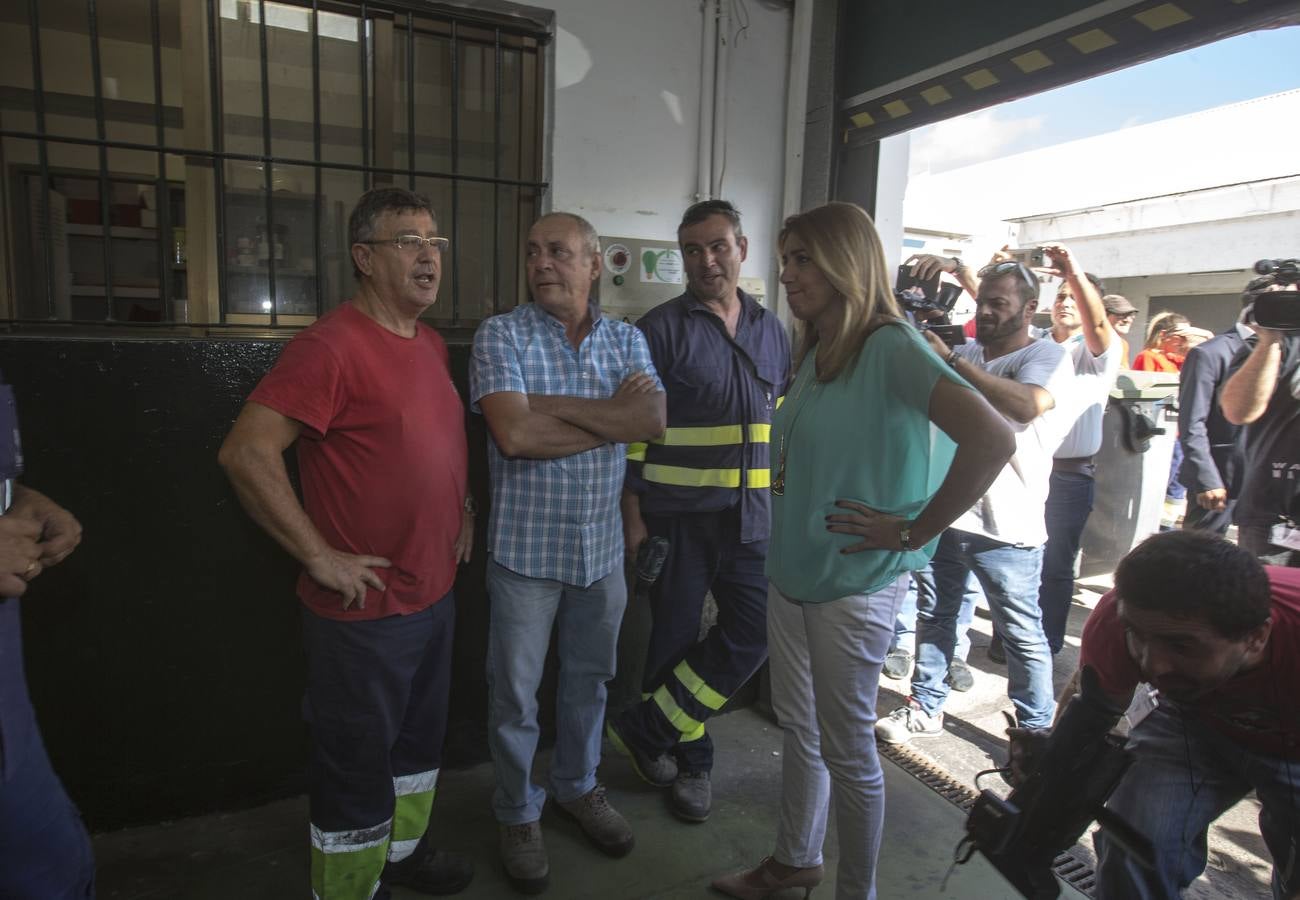 Fotos: Así ha ido la visita de Díaz a Navantia