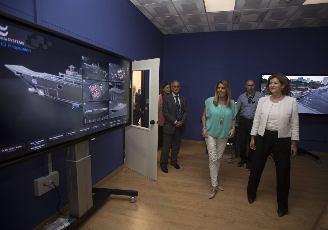 Fotos: Así ha ido la visita de Díaz a Navantia