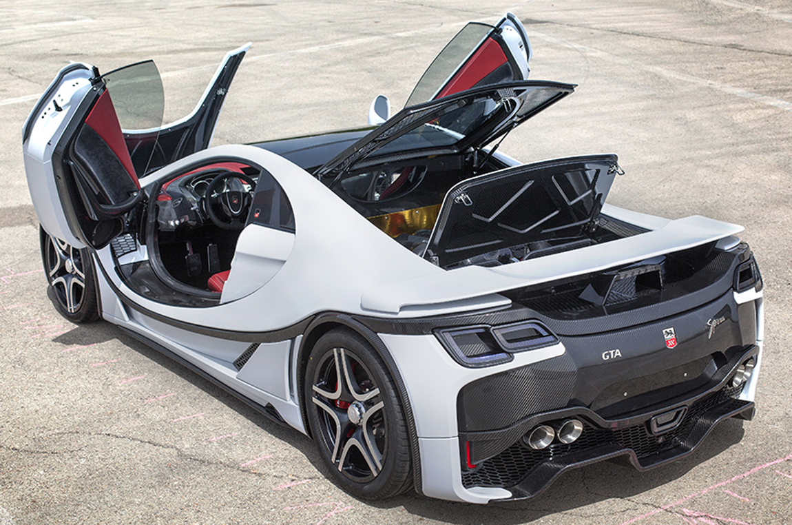 GTA Spano. Se trata de un modelo que llama la atención, sobre todo entre el público asiático, su mayor mercado, y que se puede ver en la película «Need for Speed» o en algunos de los videojuegos de carreras más conocidos del mundo, como el «Forza Horizon 3»