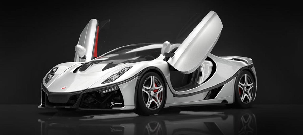 GTA Spano. Además, es el primer vehículo que utilizó grafeno en su producción. Respecto a sus características técnicas, cuenta con un motor V10 Twin turbo Intercooler de 7,9 litros, que ofrece 925 CV y un par motor de 1220 Nm. Gracias a él, supera los 370 km/h y llega de 0 a 100 en menos de tres segundos. Su precio ronda el medio millón de euros